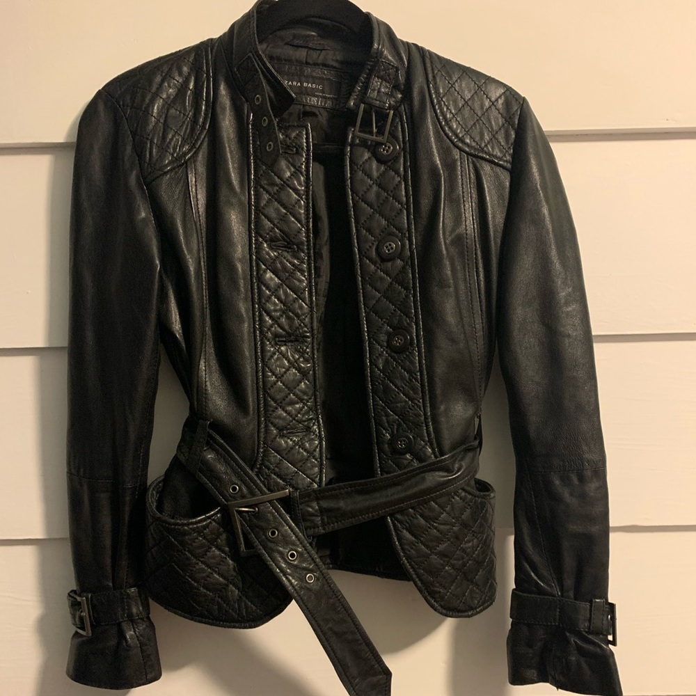 Zara Faux Leather Jacket